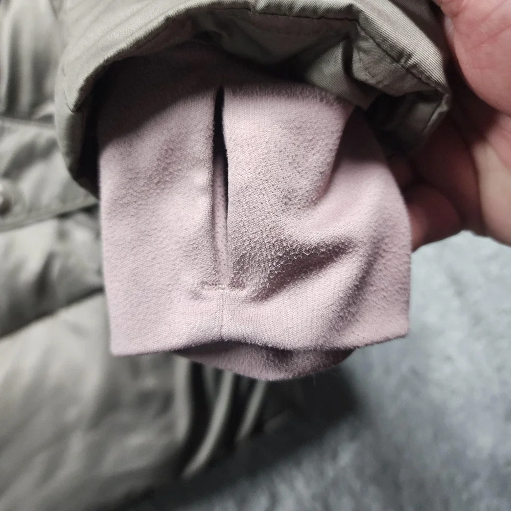 Patagonia Jacket Girls 14 Gray Down Puffer Hooded Fleece Lined Winter Ski